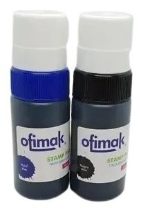 Tinta Para Almohadilla 50ml - Ofimak 2 Unidades