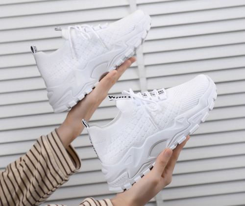 Zapatos Casuales Cómodos Con Plataforma De Moda Para Mujer