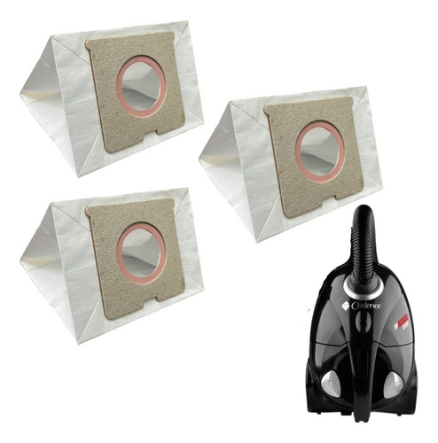 Kit 03 Saco P/aspirador De Pó Cadence Nexus 1500w Asp500