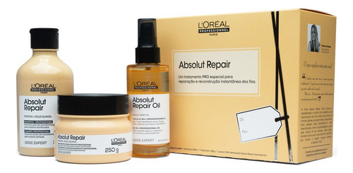 Kit Repair Shampoo Máscara E Óleo L´oréal Professionnel