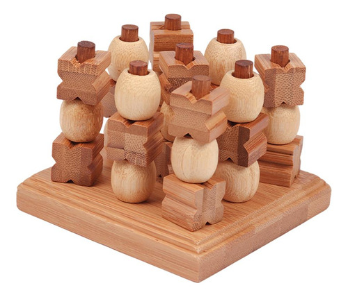 Juego De Mesa 3d Tic Tac Toe Xo Chess Juego De Rompecabezas