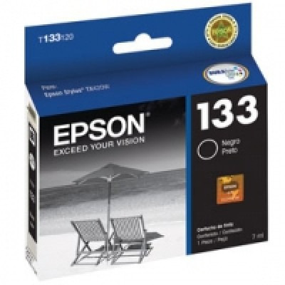  Cartucho De Tinta Epson T133120 C13t133120-al  Negr Xctc M1