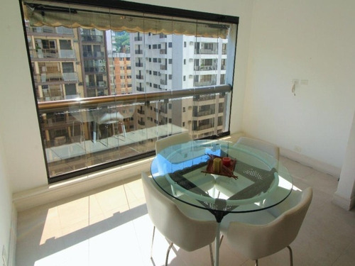 Imagem 3 de 17 de Guarujá Pitangueiras Flat 1 Dormitórios Ar Condicionado Piscina Lazer Completo Manobrista Serviço De Praia Portaria 24 Horas - Fl0004 - 34707502