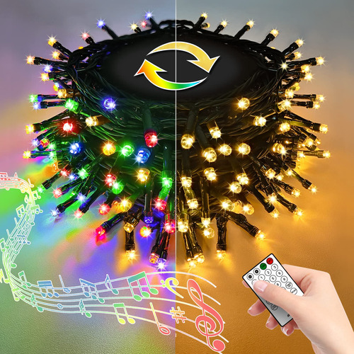 Voolex 400 Led Luces Navideñas Sincronizacion De Musica Cam