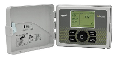 Imagen 3 de 4 de Programador De Riego Automatico Wifi 12 Zonas Orbit Exterior