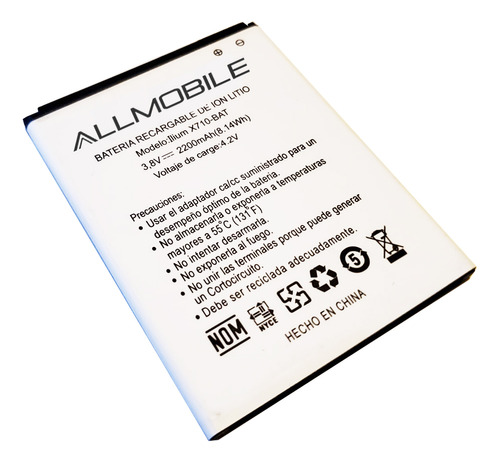 Pila Bateria Ion Litio 2200 Mah Para Lanix Ilium X710