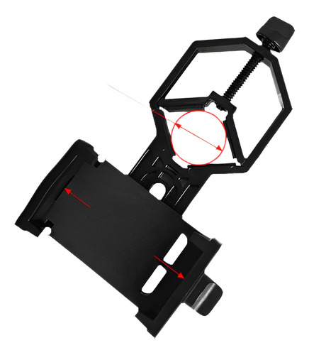 Adaptador De Montaje Superior Telescopio Universal Teléfono 