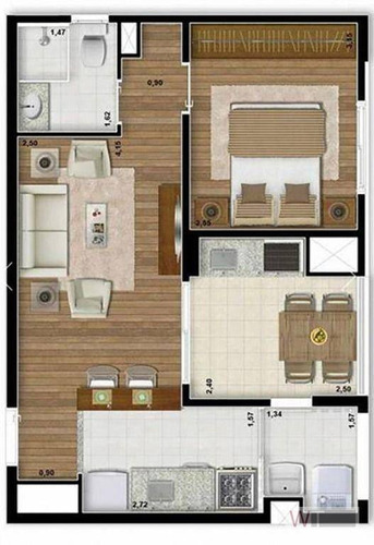 Imagem 25 de 27 de Apartamento Com 1 Dormitório À Venda, 42 M² Por R$ 498.000,00 - Saúde - São Paulo/sp - Ap1918