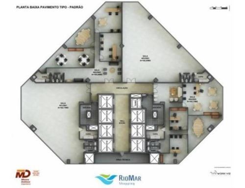 Imagem 26 de 28 de Empresarial Rio Mar Trade Center - Rm0350 - 3569310