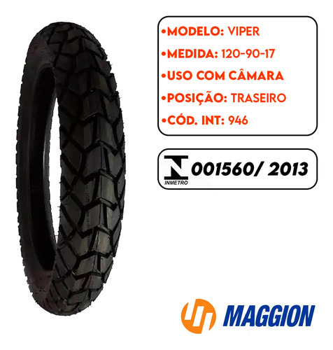 Par Pneu Royal Enfield Scram 411 90-90-19 +120-90-17 Maggion