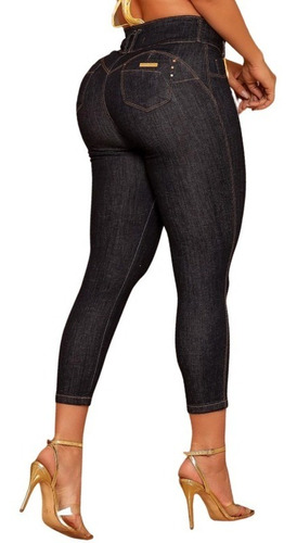 Imagem 2 de 5 de Calça Oxtreet Jeans Bojo Removível Cintura Alta Promoção