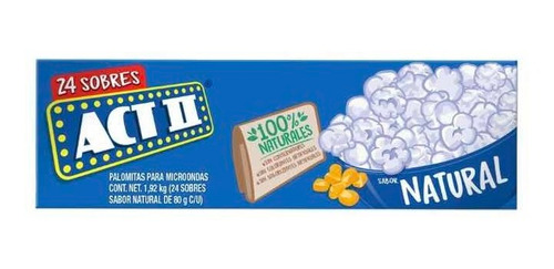 Palomitas De Maíz Act Ii De 1.92 Kg Sabor Natural Osh