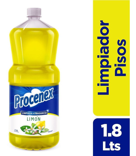 Procenex Limpiador Líquido De Pisos Limón 1,8l  Pisos