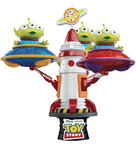 Figura Toy Story Alien Spin Ufo/ Diorama Beast Kingdom Gw041