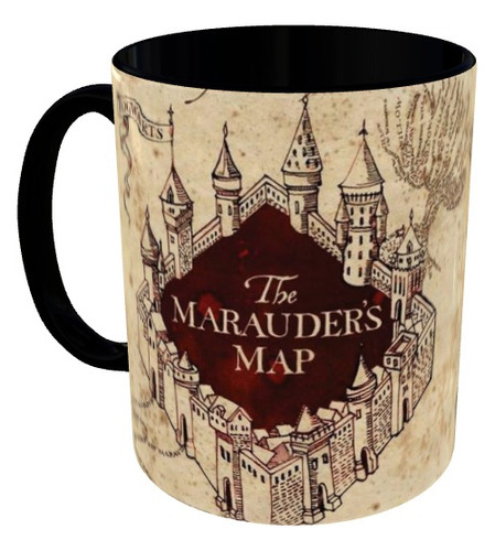 Mugs Mapa Del Merodeador Harry Potter Pocillo Serie Geeks