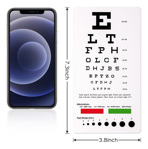 Gráfico De Ojo Sntrassist Snellen, Tabla De Pruebas De Ojos