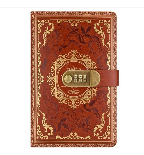 Mb Cuaderno Tipo Diario Combination Lock, Tamaño A5, Con
