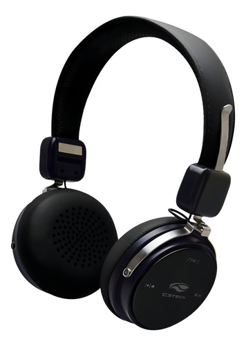 Fone De Ouvido Bluetooth 4.2 C3tech Ph-b600bk Cor Preto