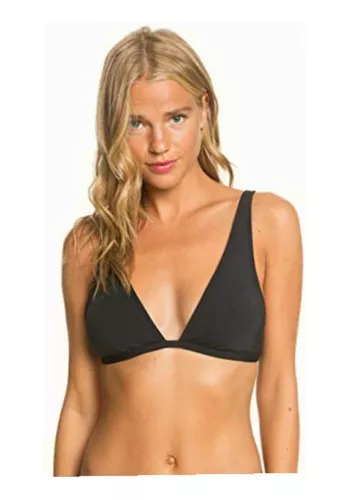 Roxy Top de bikini de color estándar para mujer