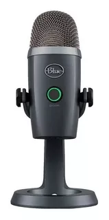 Micrófono Blue Yeti Nano Condensador Omnidireccional color shadow grey