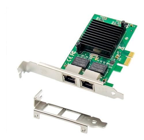 Tarjeta De Red Dual Gigabit Ethernet Pcie X1 82576eb De 1000