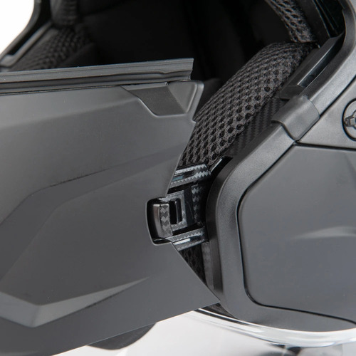Imagen 8 de 10 de Casco Joe Rocket Rkt24 Negro Mate 3 N 1 Abierto 3/4 Integral
