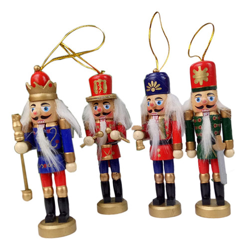 Adornos Colgantes De Cascanueces De Navidad, Marionetas De