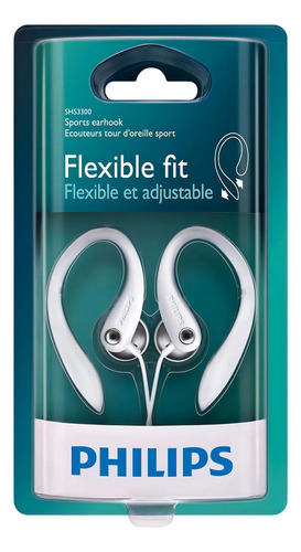 Gancho para auriculares deportivos Philips SHS3300wt blanco