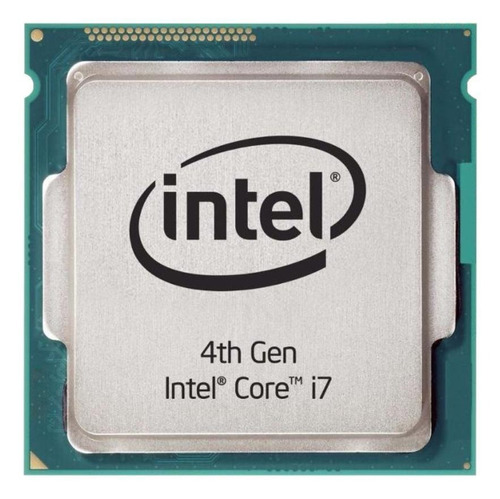 Procesador gamer Intel Core i7-4790K CM8064601710501  de 4 núcleos y  4.4GHz de frecuencia con gráfica integrada