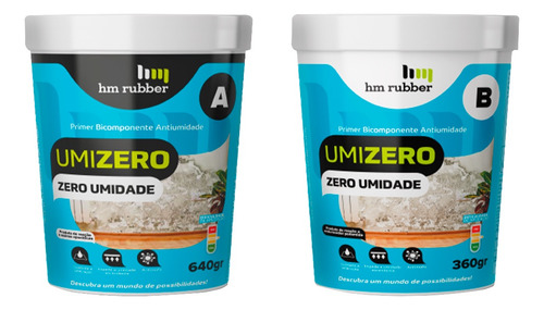 Impermeabilizante Umizero Bicombonente Zero Umidade 1kg
