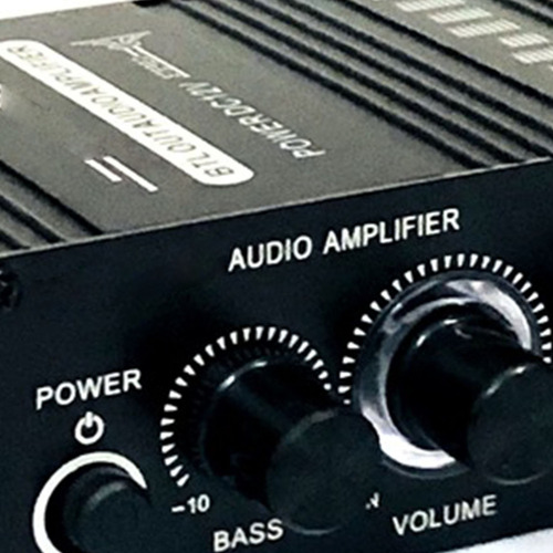 Mini Amplificador De 2 Canais, Som Limpo, Poderoso E Portáti