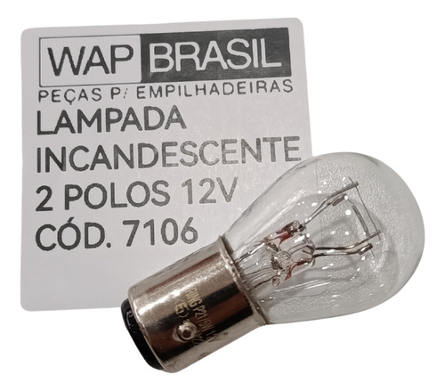 Lampada Incandescente 2 Polos 12v Cód. 7106
