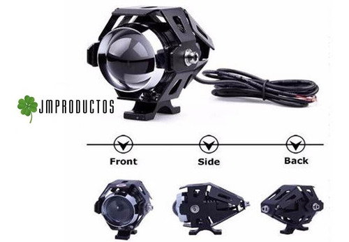 Imagen 5 de 7 de Pack 02 Focos Neblinero Led Para Moto Transformers