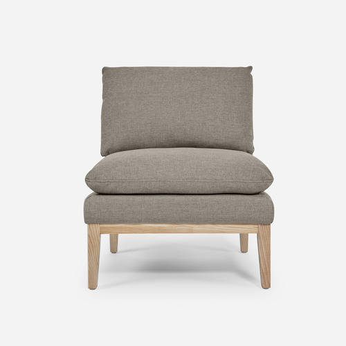 Poltrona Rosen Lucerna Tela Taupe Color Beige