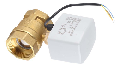 Ac220v Dn50, 2 Pulgadas, 2 Vías, 3 Cables, Latón Eléctrico