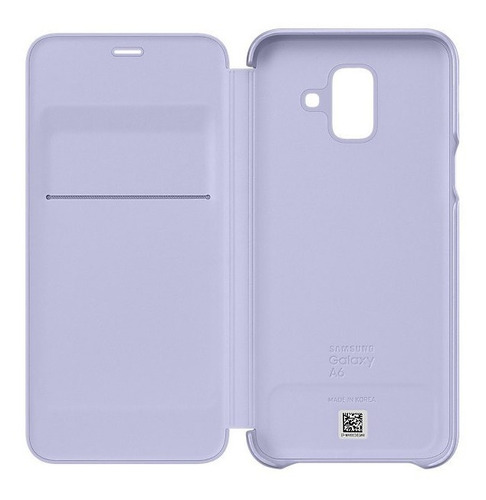 Funda Samsung Galaxy A6 Plus Flip Wallet Original