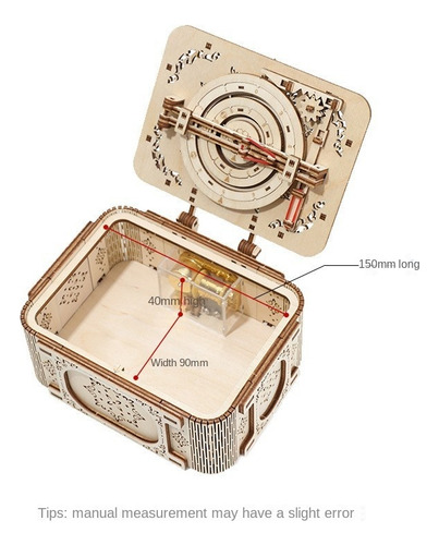 Wooden 3d Puzzle Secret Treasure Box Jewelry Box