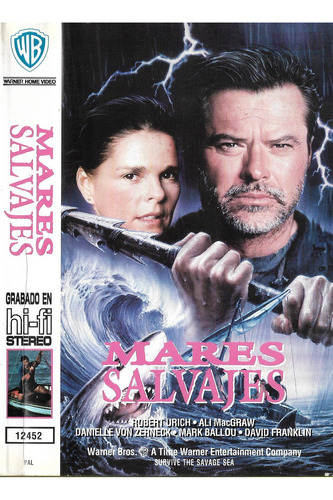 Mares Salvajes Vhs Robert Urich Survive The Savage Sea 1992