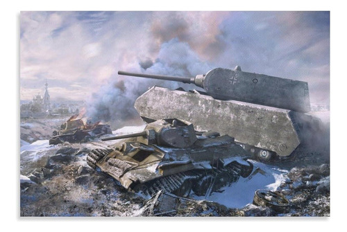 World Of Tanks Simple Poster Modern Home Canvas Wall