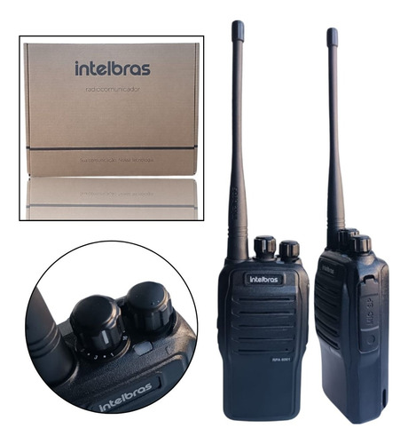 4 Rádio Intelbras Rpa6001 Ht Profissional D Alta Performance