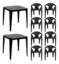 Comprar Conjunto Para Jantar Com 2 Mesas Diamond E 8 Poltronas 182kg