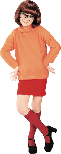 Disfraz De Rubies Childs Scooby Doo Velma, Como Se Muestra,