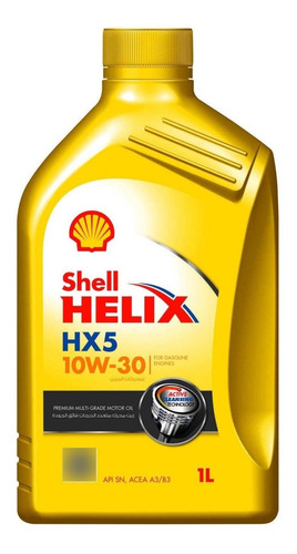 Aceite 10w-30 Carter Vehiculos Livianos Shell Helix Hx5 1lt