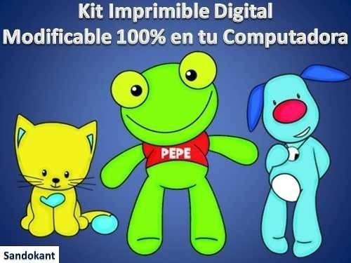 Kit Imprimible   Fiesta De Sapo Pepe