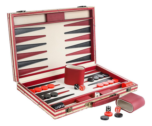 Backgammon Set, 15 Juego De Mesa Clásico De Backgammon Con D