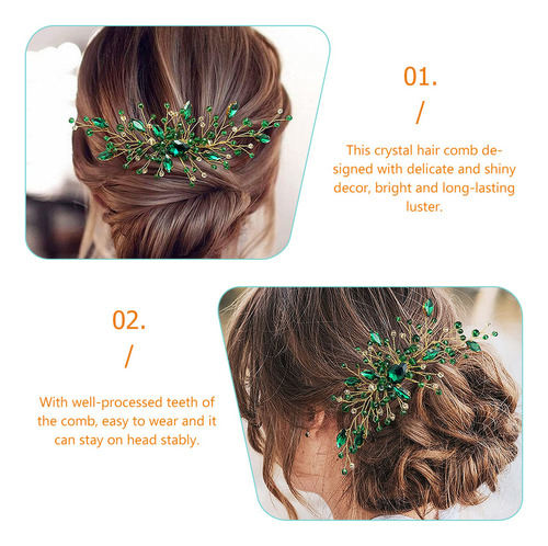 Peineta De Cristal Para Novia, Accesorios Para Tocados De Bo