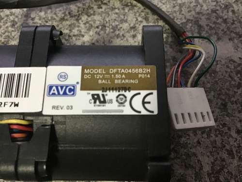 Ventilador De Servidor Avc Modelo Dfta0456b2n N/p 519711-001 (Usado)