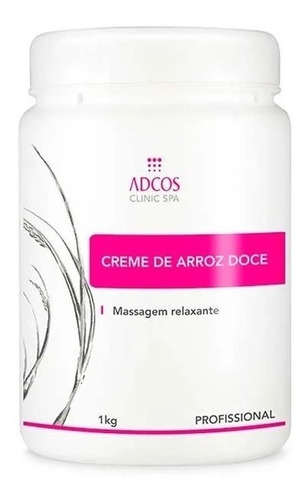 Adcos Profissional Clinic Spa Creme De Arroz Doce 1kg