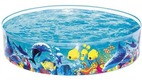 Piscina Bestway 1.83 M X 38 Cm De Fondo Marino Para Niños