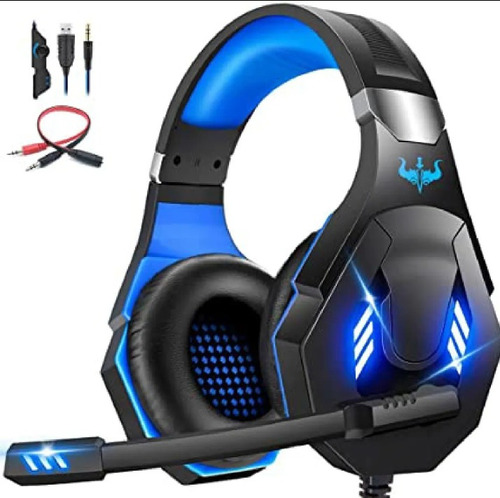 Auricular Gamer Ps4 Microfono Usb Pc Xbox One Juegos Heads